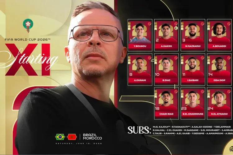 Maroc - Brésil : Voici le Onze de départ des Lions de l'Atlas