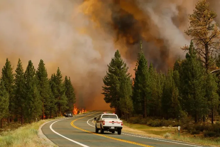 La fumée des feux de forêt au Canada envahit à nouveau les Etats-Unis