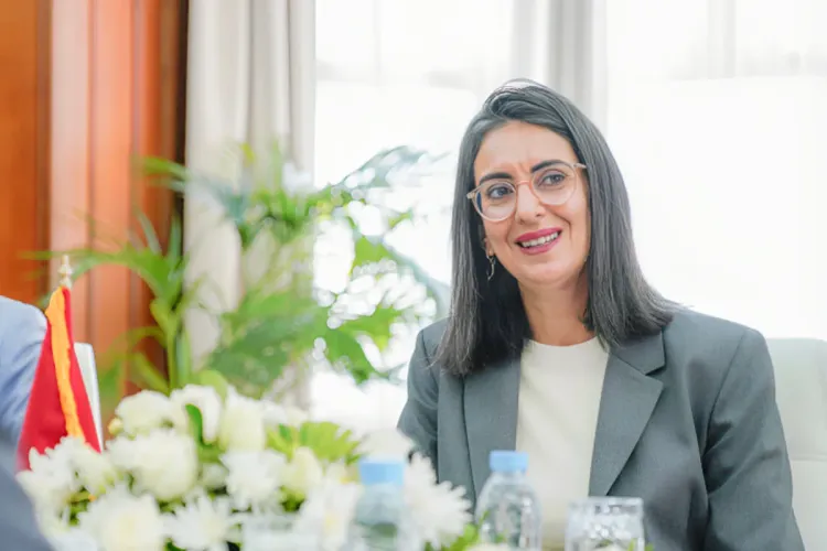la ministre de l'Economie et des Finances, Nadia Fettah.