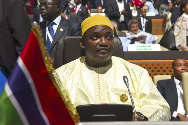 le Président gambien