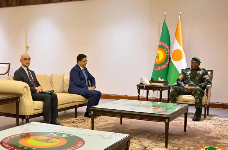 M. Bourita reçu en audience par le président de la République du Niger