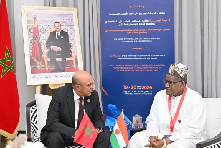 Marrakech : M. Ould Errachid s'entretient avec des responsables parlementaires africains