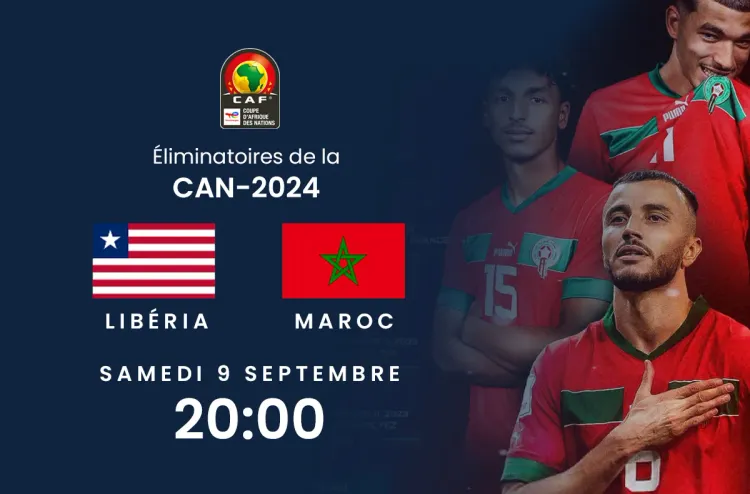 Match Maroc Liberia: Horaires et chaînes de diffusion en Direct