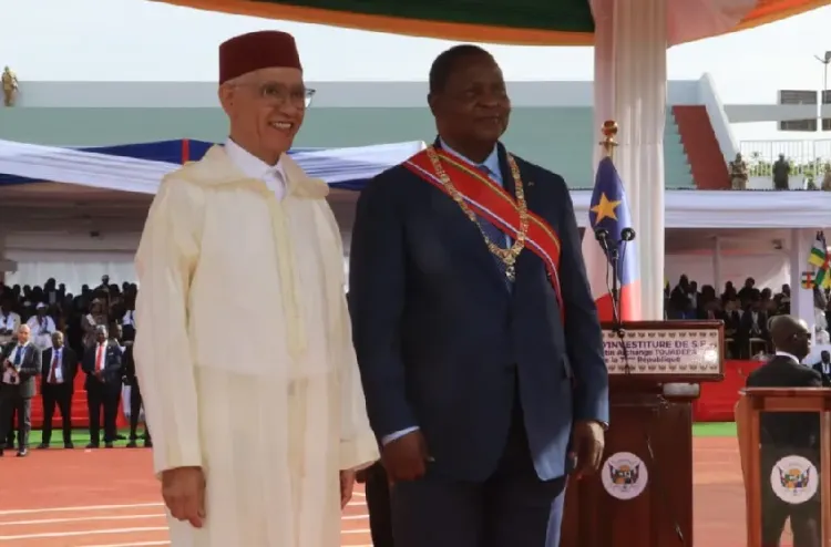 Rachid Talbi El Alami représente SM le Roi à la cérémonie d'investiture du Président de la République centrafricaine