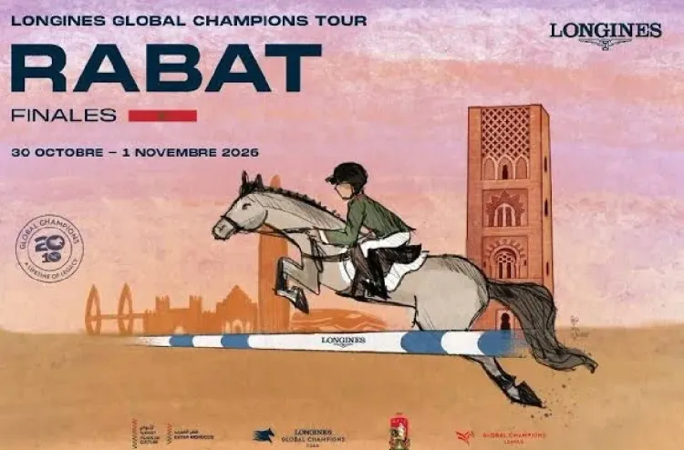 Saut d’obstacles : les finales du Longines Global Champions Tour et de la Global Champions League 2026, du 30 octobre au 1er novembre à Rabat
