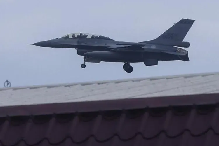 Turkiye : crash d'un avion F-16 lors d'un vol d'entraînement